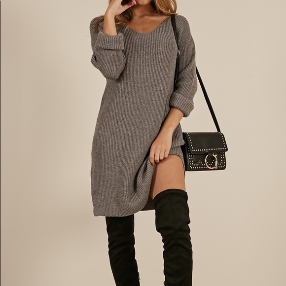 Showpo. Dresses & Skirts - 🌿PRICE DROP🌿 Showpo Sweater Dress